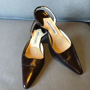 Manolo Blahnik Carolyne Slingback Pumps